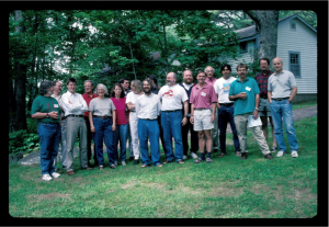 Participants in the global impacts of bottom trawling workshop, June 1996.