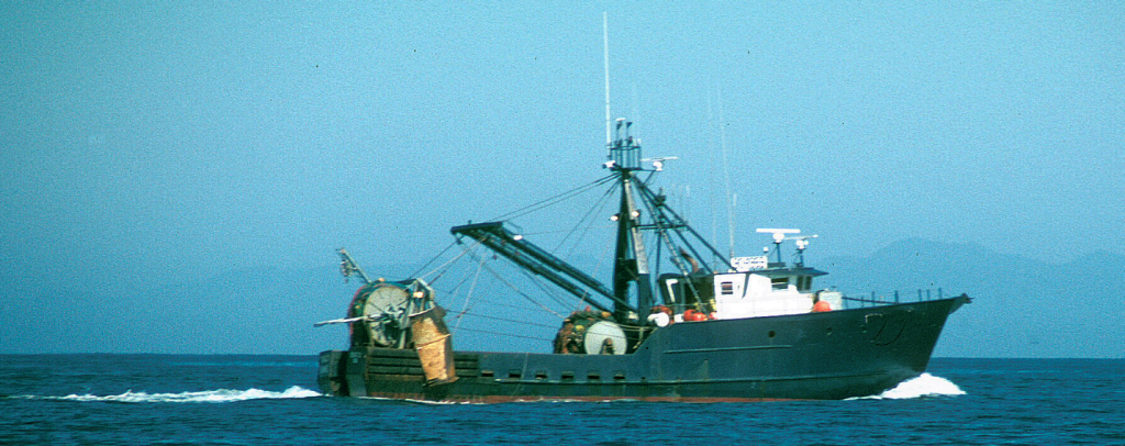 Trawler in Olympic Coast National Marine Sanctuary, photo: Elliott Norse.