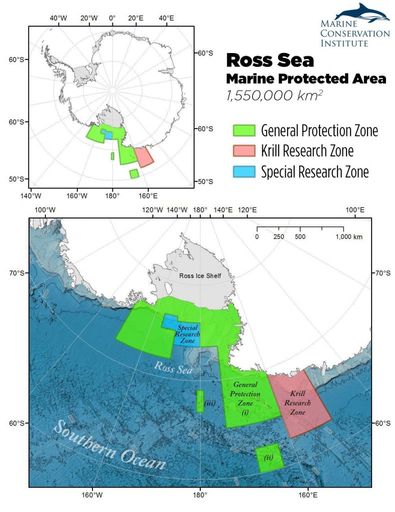 Once the new Ross Sea marine reserve goes into effect, 3.41% of the global ocean will be in protected areas, and 1.95% will be strongly protected in marine reserves. Source: MPAtlas.org